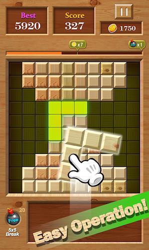 Block Puzzle Wood 1010 : Free Скриншот 3