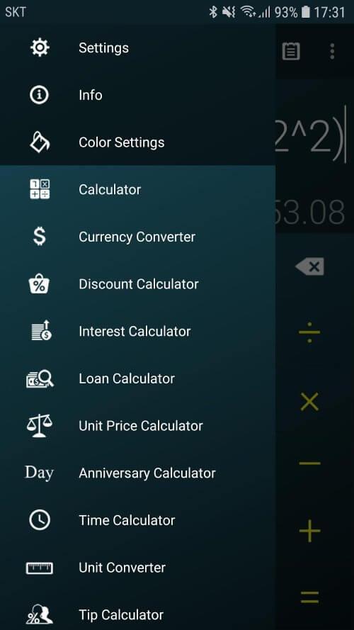 Multi Calculator Captura de pantalla 1