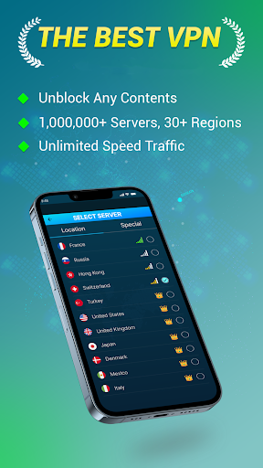 Super VPN Proxy - Safer VPN Скриншот 3