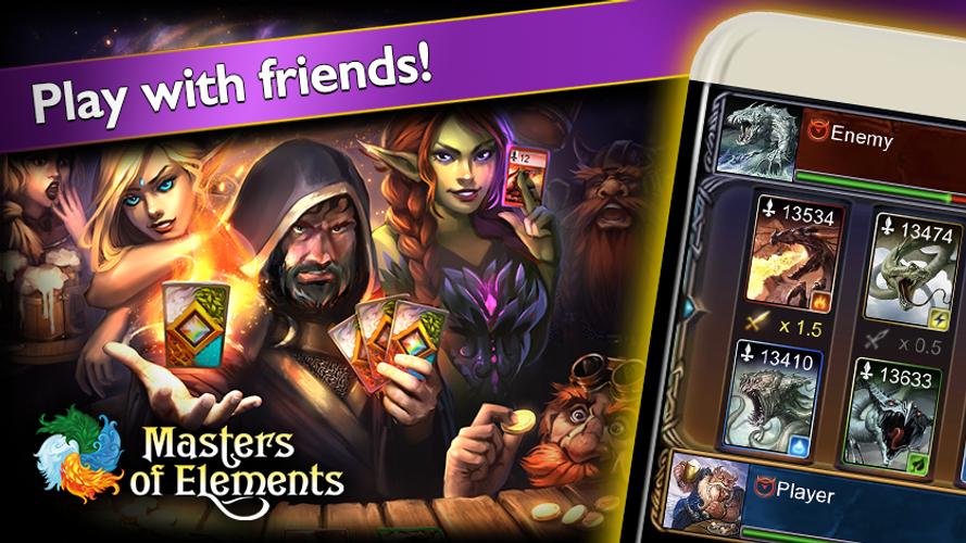 Masters of Elements－Online CCG 스크린샷 4