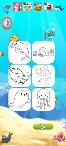 Baby Shark Coloring Book Screenshot 2