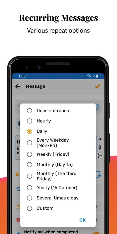 Auto Text: Automatic Message 스크린샷 3