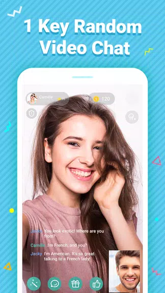 Meet – Talk to Strangers Using Random Video Chat Скриншот 3