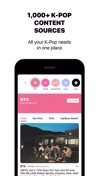 theQoos: K-Pop News, Friends, Music & Community 스크린샷 4