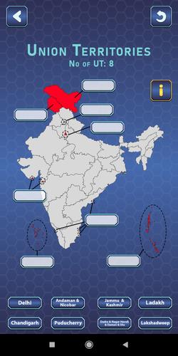 India Mapper-(India Map Game) スクリーンショット 3