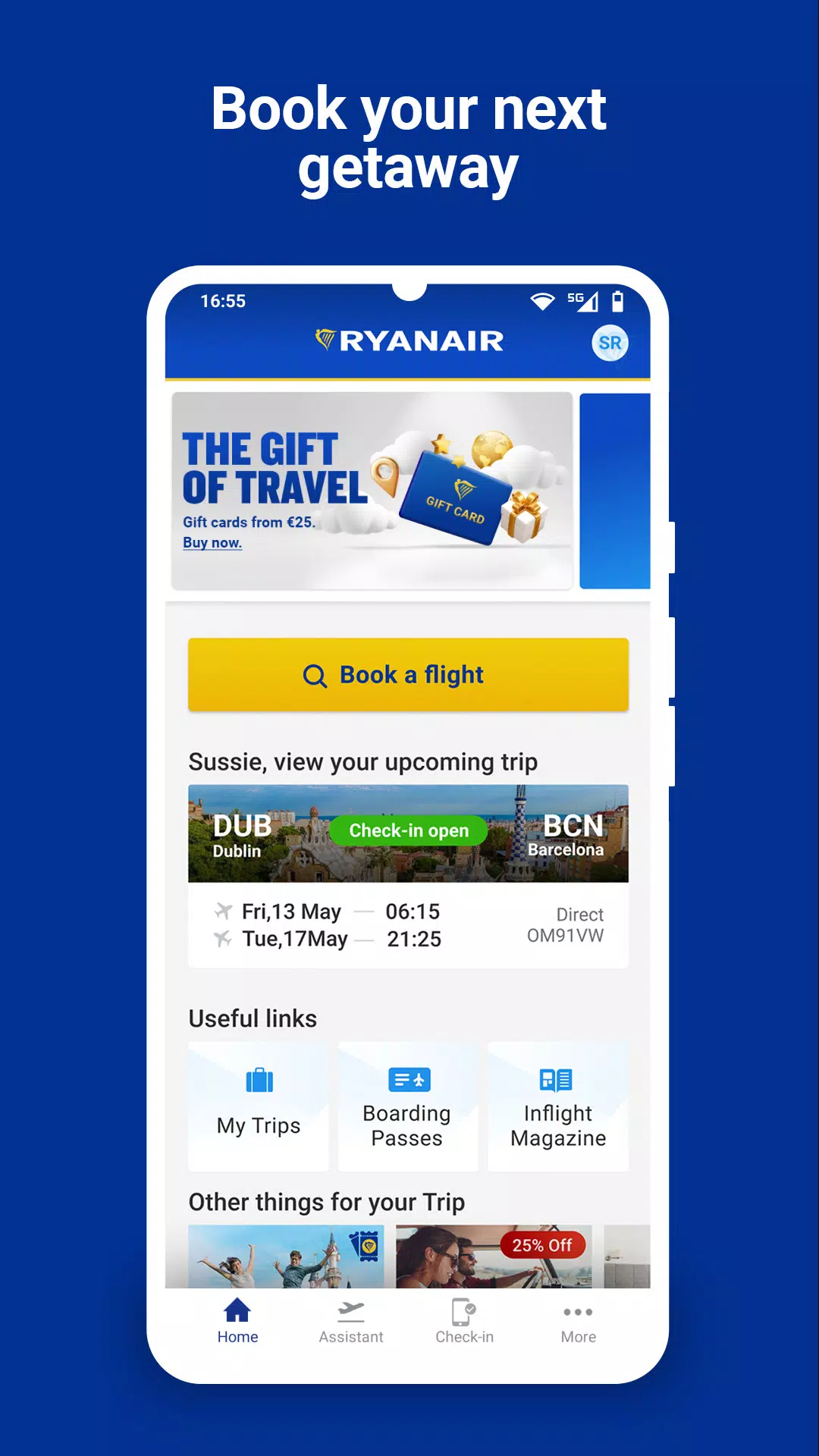 Ryanair スクリーンショット 1