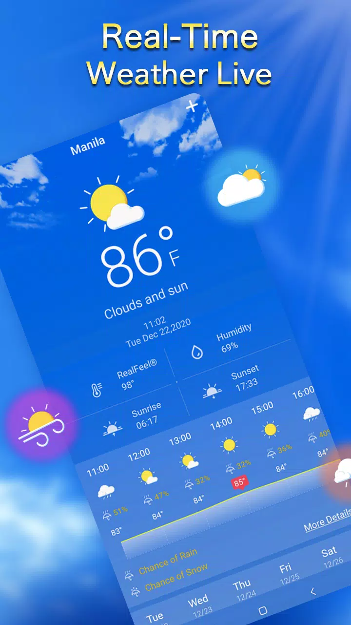 Local Weather：Weather Forecast Capture d'écran 1