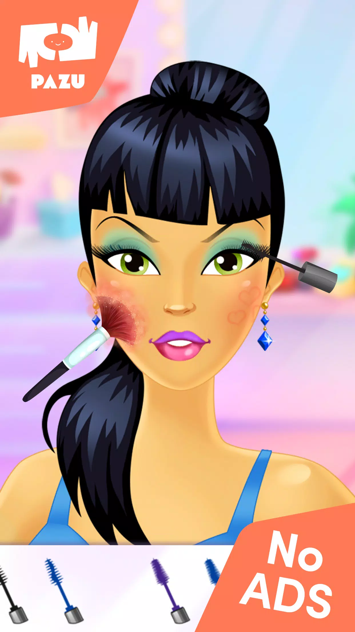 Jeux de maquillage pour fille Capture d'écran 2