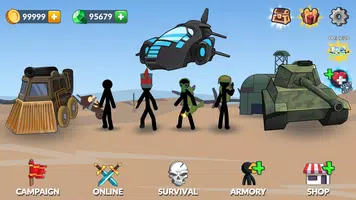 Age of Stickman Battle of Empires स्क्रीनशॉट 1