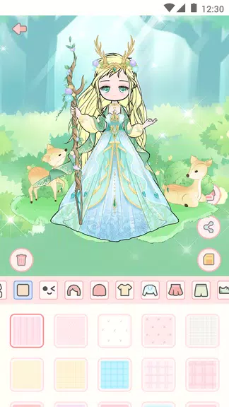 Cute live star:dress up avatar Capture d'écran 4