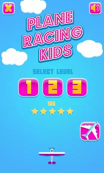 Plane Racing Game For Kids Captura de pantalla 1