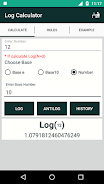 Log Calculator 스크린샷 2