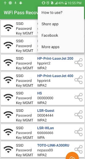 WiFi Password Recovery — Pro Captura de pantalla 3