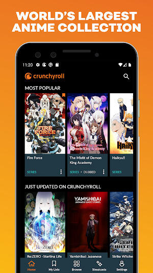 Crunchyroll スクリーンショット 1