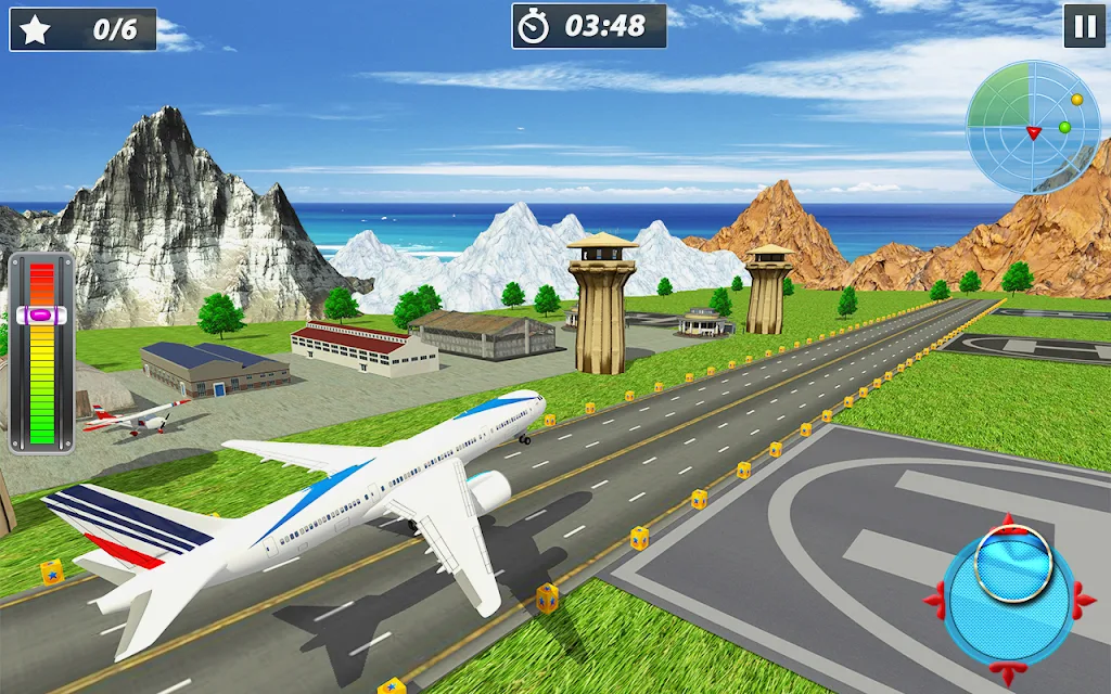 Real Airplane Flight Simulator Captura de pantalla 1