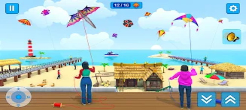 Kite Game Kite Flying Screenshot 3