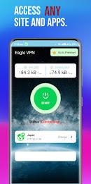 Eagle VPN - Secure VPN Proxy स्क्रीनशॉट 1