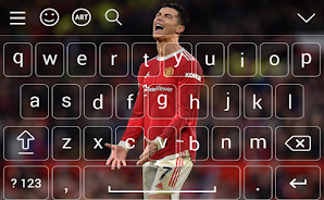 Cristiano CR7 MANU Keyboard Captura de tela 4