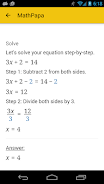 MathPapa - Algebra Calculator 스크린샷 1