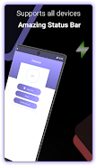 Material Status Bar Captura de pantalla 3