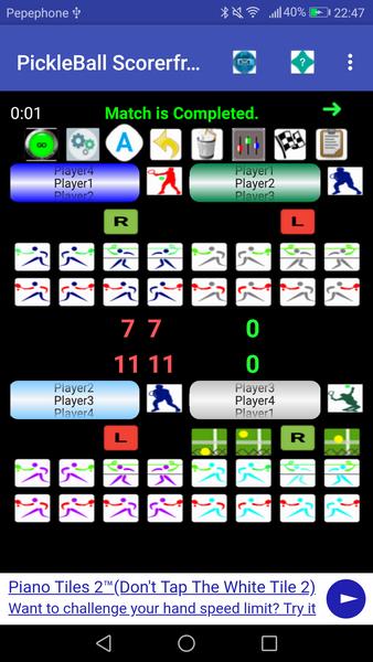 PickleBall Scorer plus online Radio, play music/vi Screenshot 4