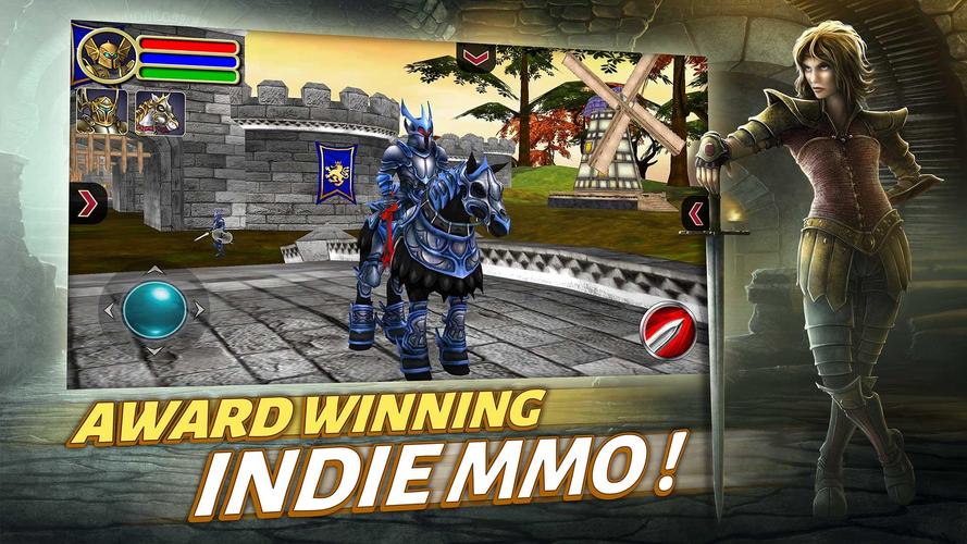Sherwood Dungeon 3D MMO RPG Captura de pantalla 1