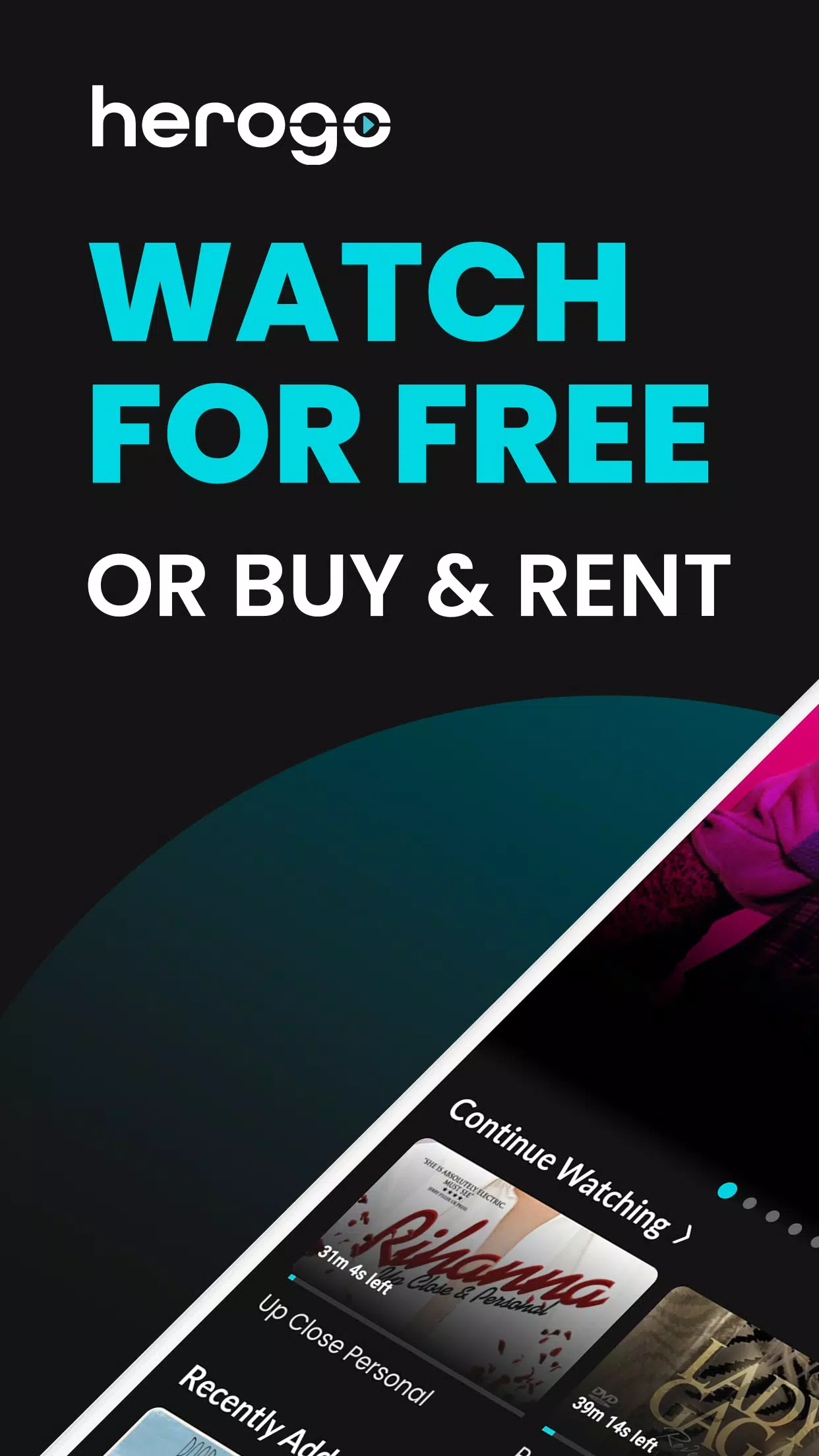 HeroGo TV: Buy, Rent or Watch 스크린샷 1