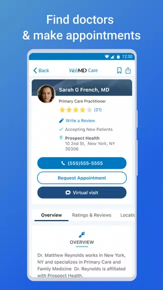 WebMD: Symptom Checker Screenshot 2