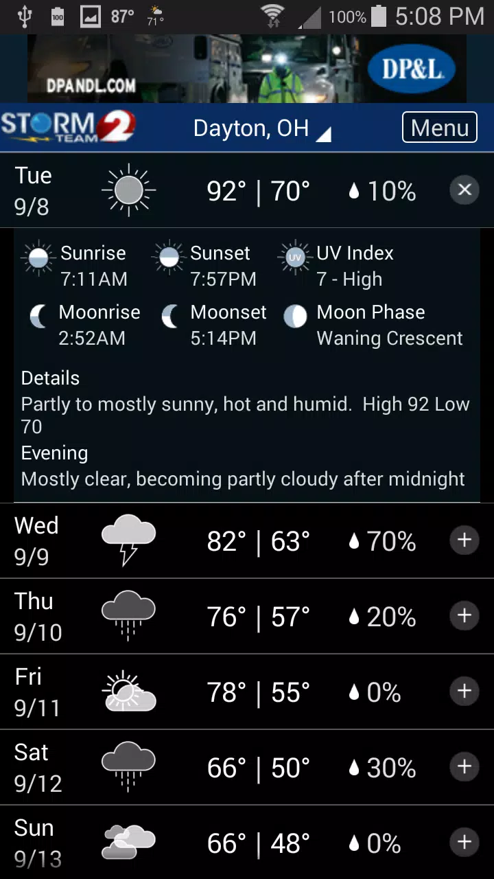 WDTN Weather Capture d'écran 3
