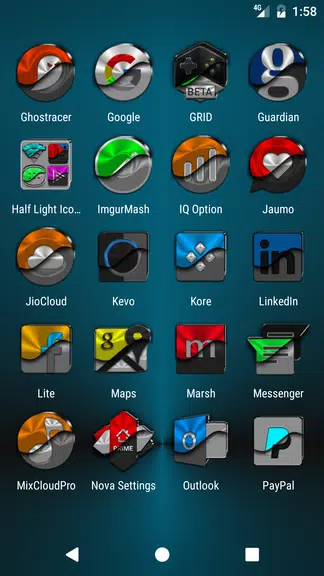 Half Light Icon Pack Captura de tela 3