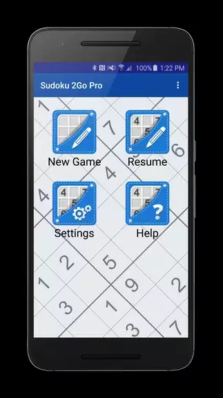 Sudoku 2Go Captura de tela 1