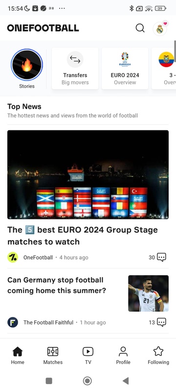 OneFootball - Football news應用截圖第3張