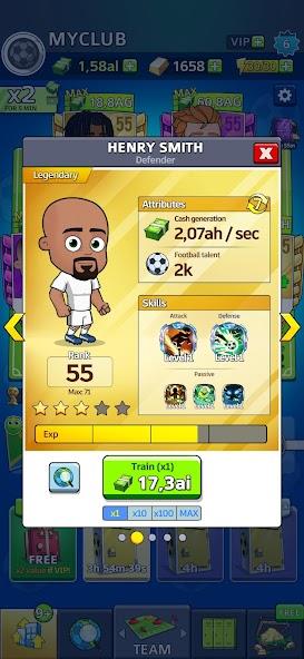 Idle Soccer Story - Tycoon RPG Mod スクリーンショット 4