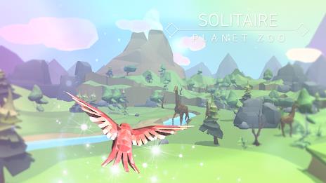 Solitaire : Planet Zoo Скриншот 2