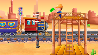 Truck wash train builder game Capture d'écran 4