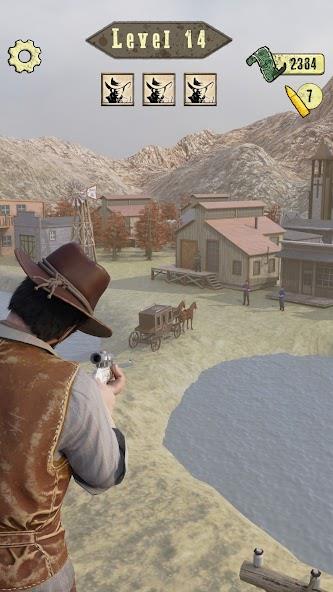 Wild West Sniper: Cowboy War Mod Скриншот 3