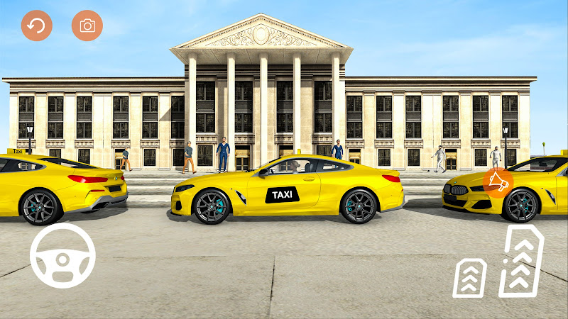 Grand Taxi simulator 3D game Captura de pantalla 2