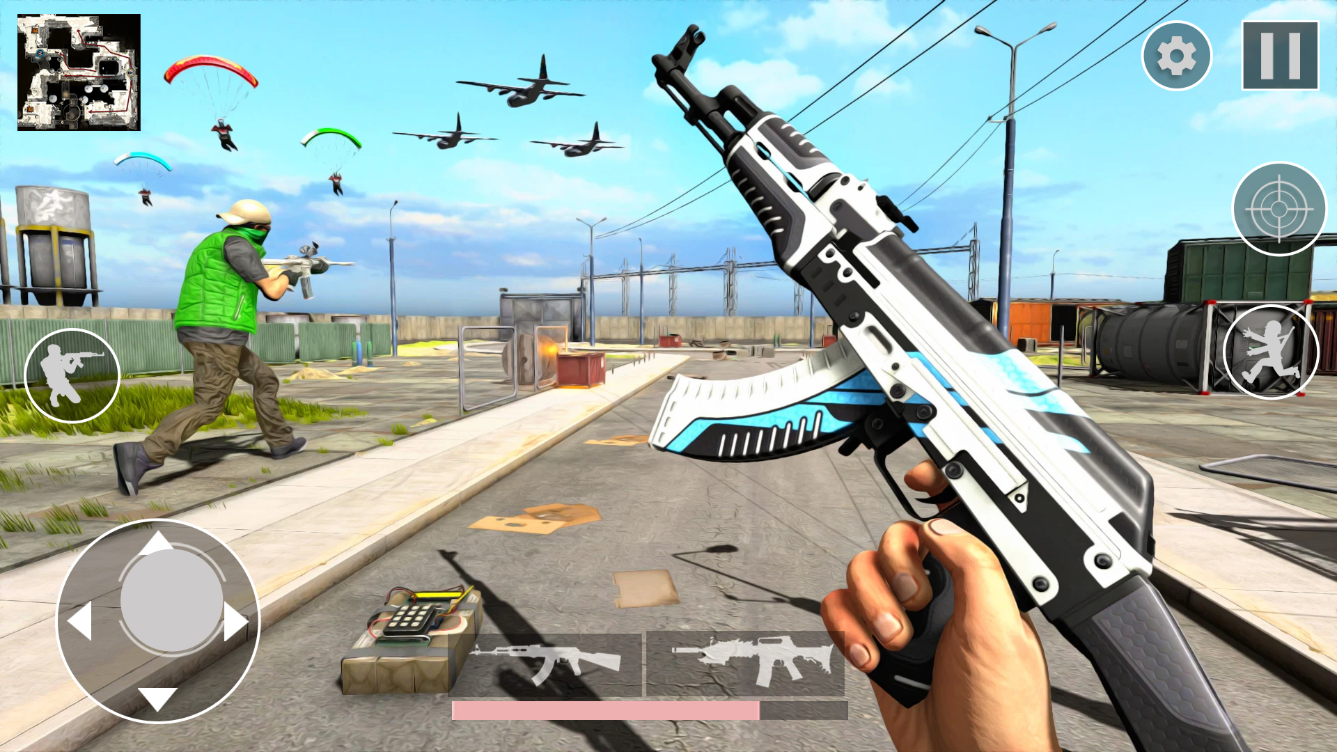Fire Game: Gun Games 3D Battle Captura de pantalla 2