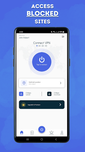 PrimeX VPN - Fast & Secure VPN स्क्रीनशॉट 1