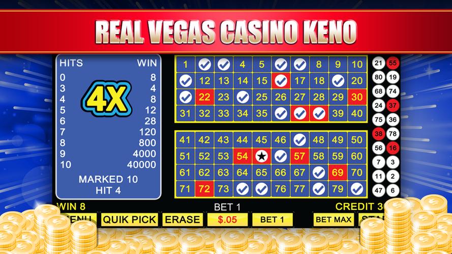 Keno Super 4X Screenshot 1