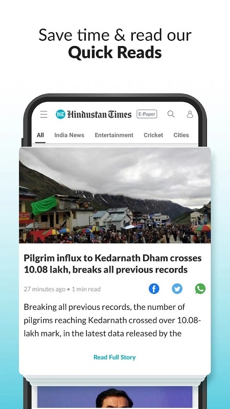 Hindustan Times: Daily News Captura de tela 1