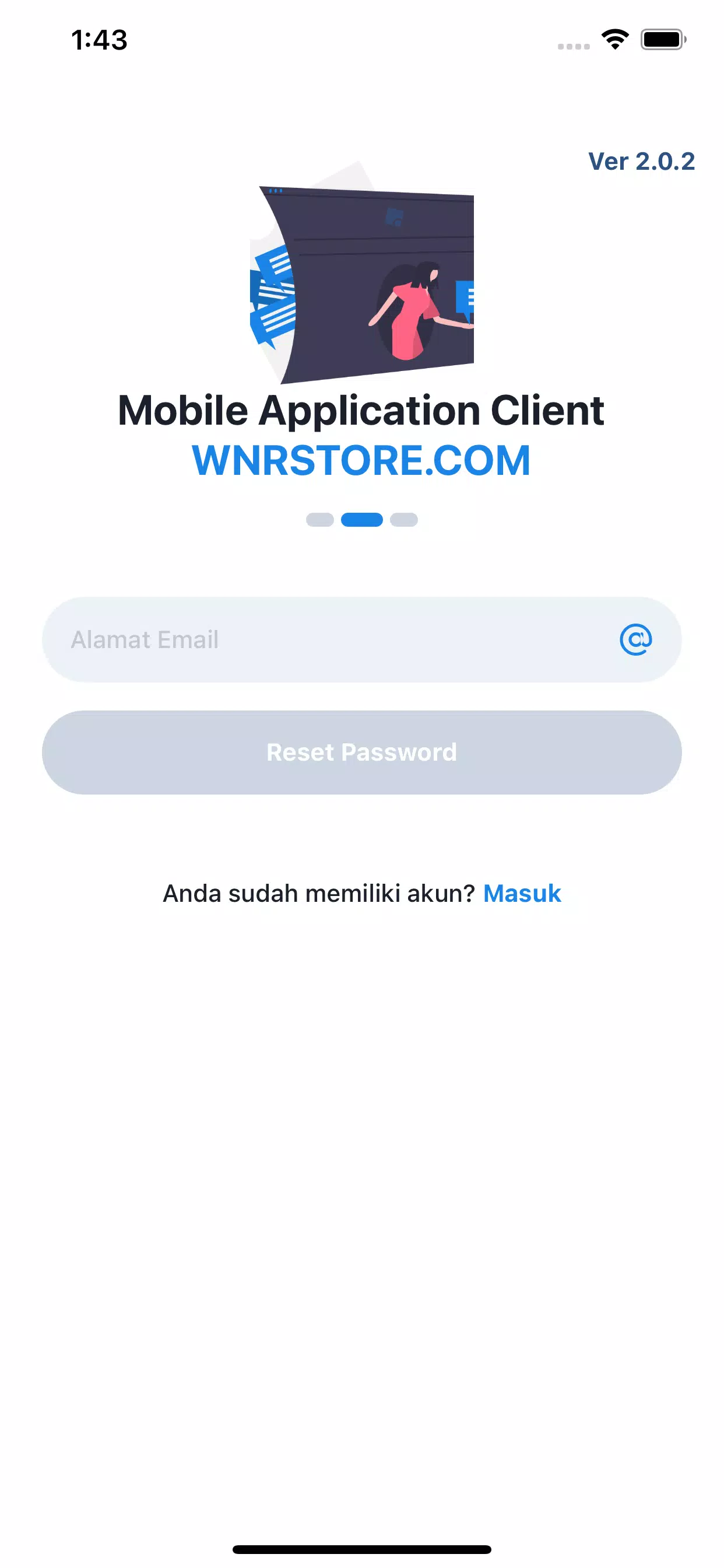WNRStore Mobile - Jasa SMS OTP Screenshot 2