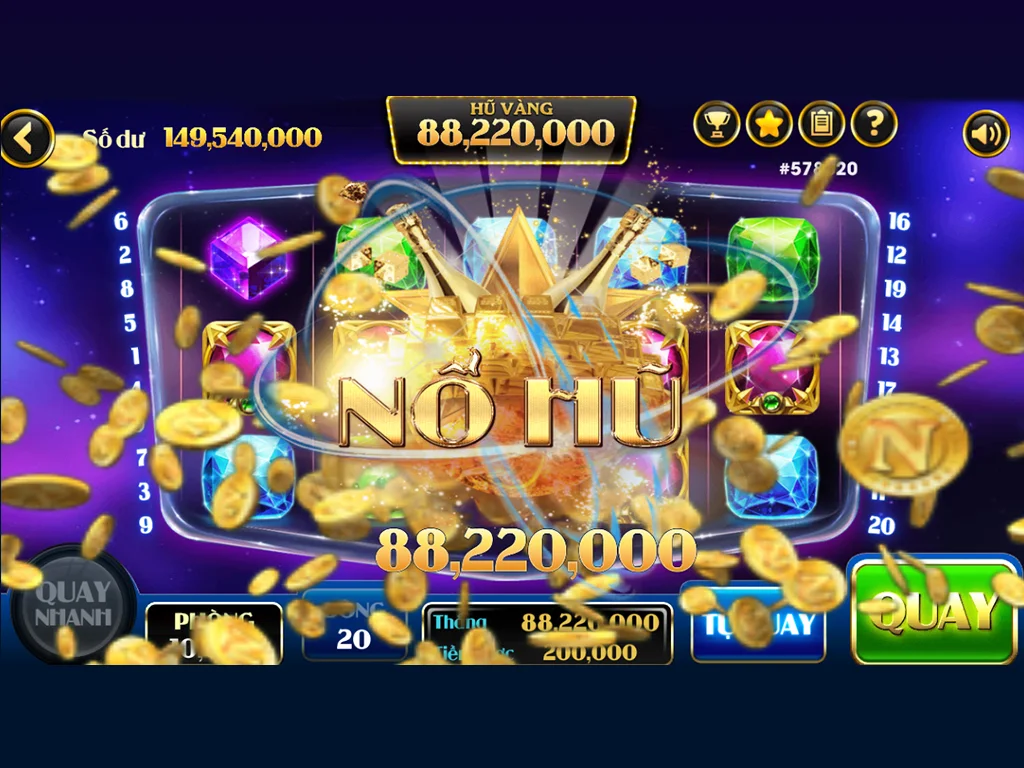 Siêu Hũ Nổ - Gem Nổ Hũ应用截图第3张
