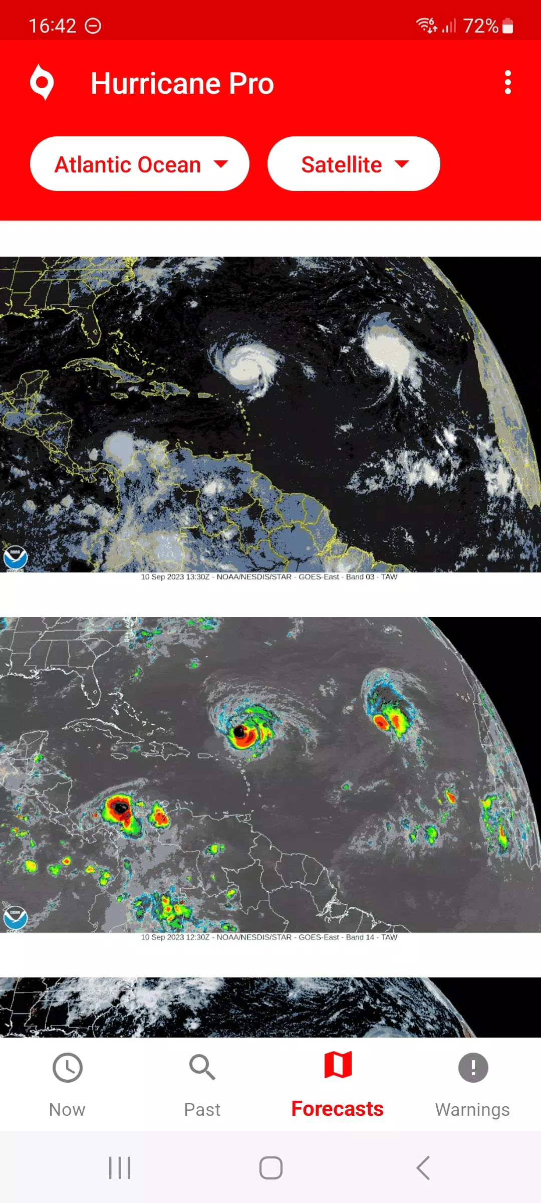 My Hurricane Tracker Captura de pantalla 2