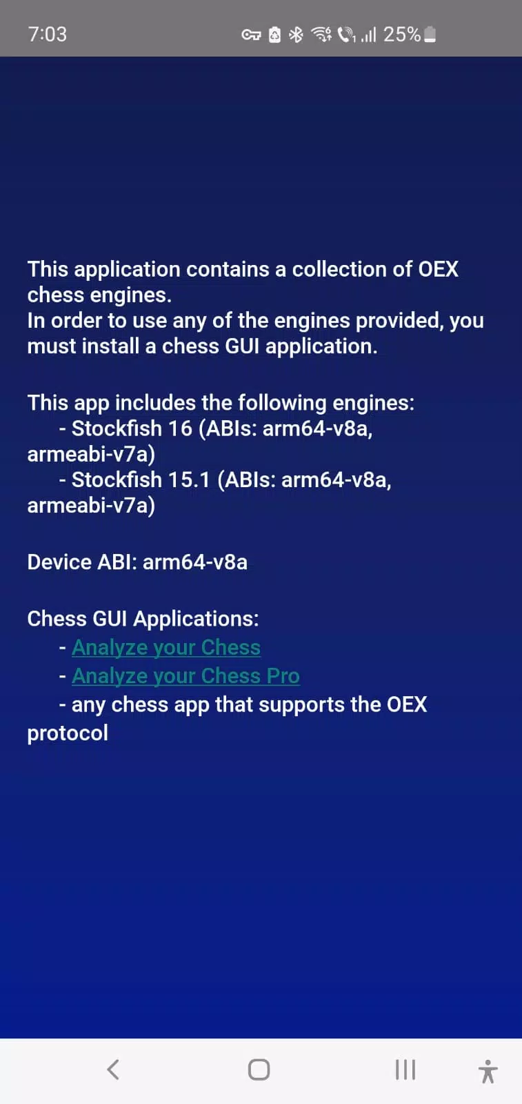 Chess Engines Screenshot 2