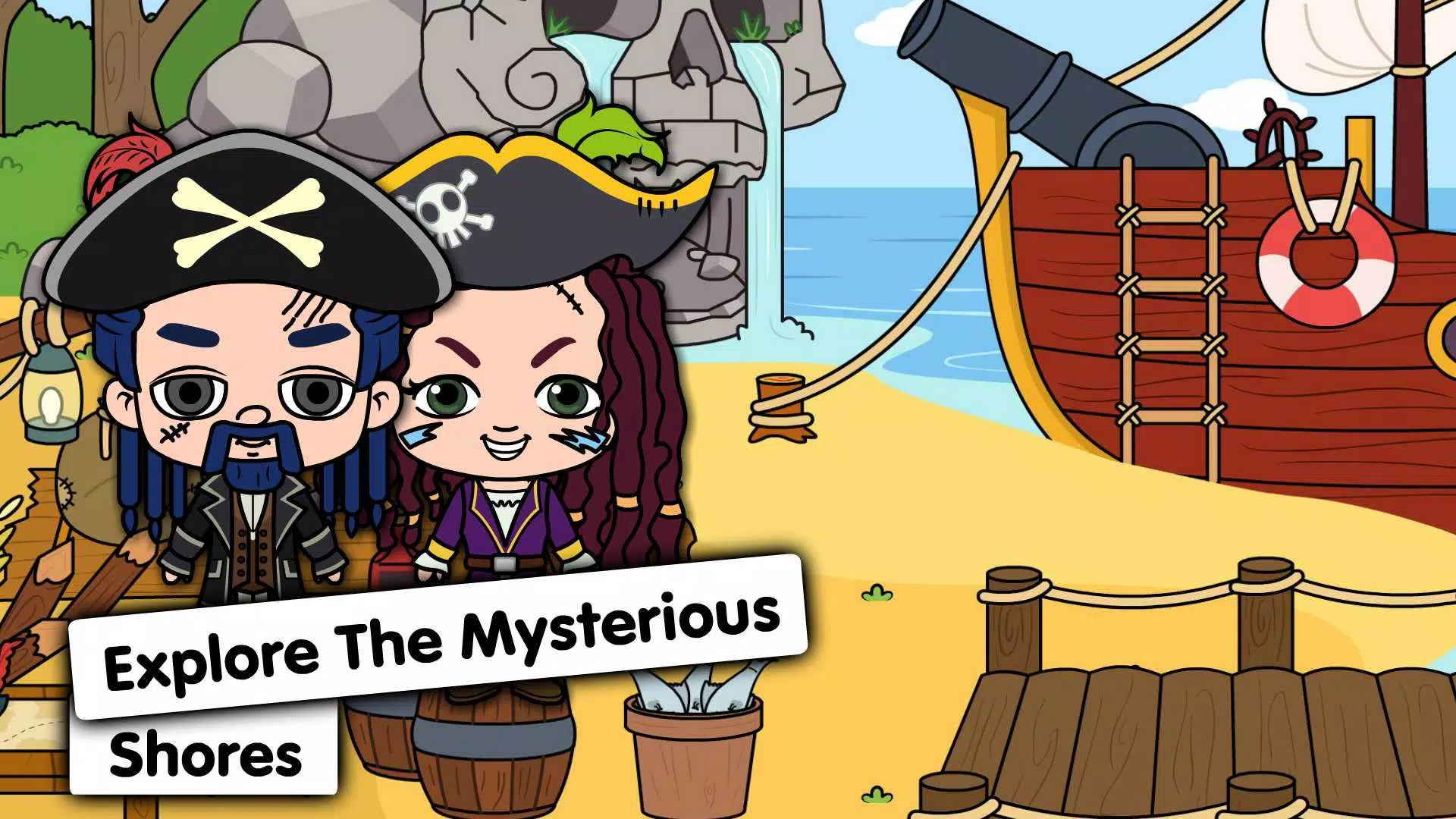 My Pirate Town: Treasure Games 스크린샷 2