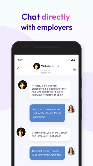 JobGet: Get Hired Screenshot 2