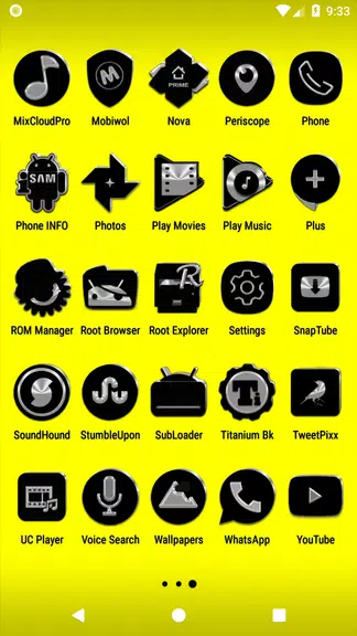 Black Icon Pack スクリーンショット 3