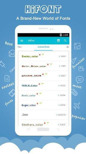 HiFont - 字體和壁紙應用截圖第3張