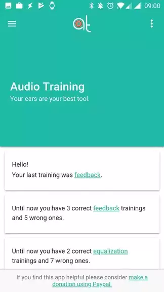 Audio Training EQ and Feedback スクリーンショット 1